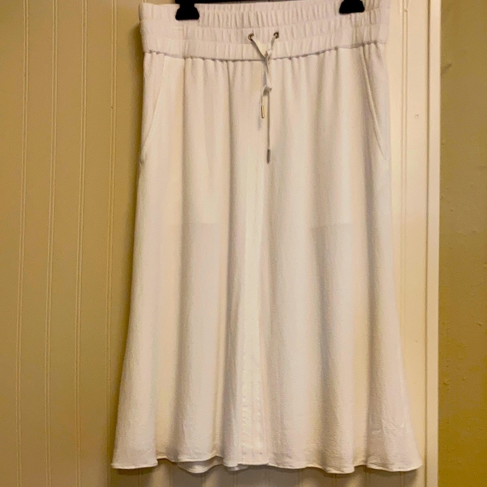 medium white lined Helmut Lang skirt